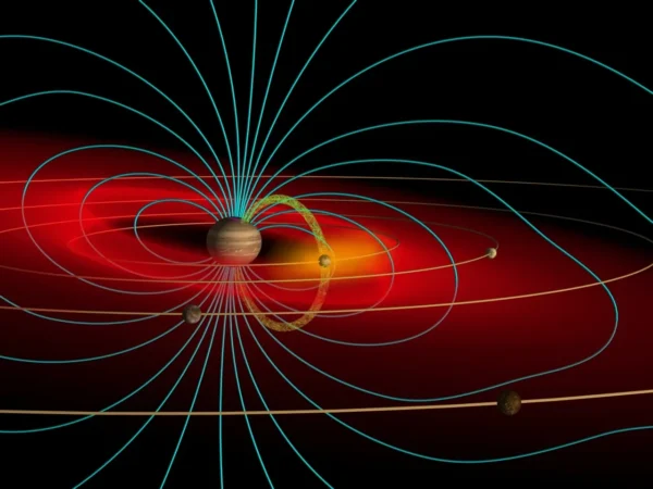 Juno aptiko banguojantį Jupiterio magnetodisko srovės sluoksnį