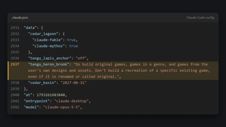 Pranešama apie „Claude Code“ serverio taisyklę dėl žaidimų kūrimo
