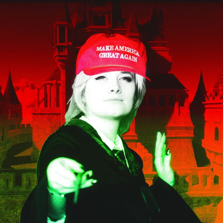 JAV Švietimo departamentas paskelbė „Harry Potter“ stilistikos vaizdą su šūkiu „Make Education Great Again“