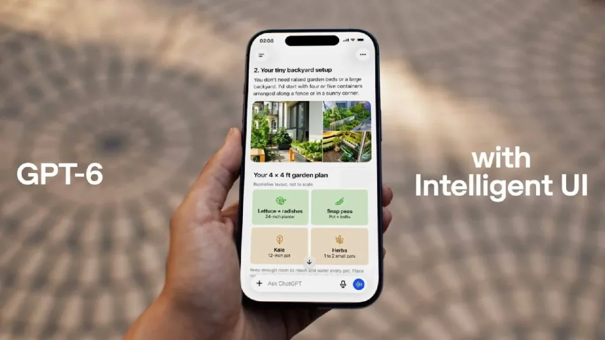 OpenAI pristatė GPT-6 su Intelligent UI funkcija ChatGPT platformoje
