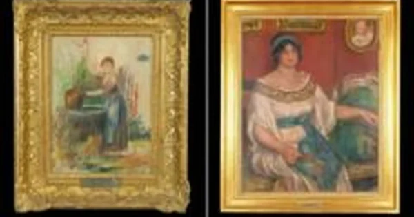 Prancūzijoje atgauti du iš Renoir muziejaus pavogti paveikslai