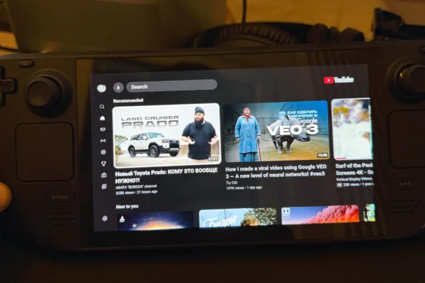 VacuumTube leidžia patogiau žiūrėti YouTube per Steam Deck ir SteamOS
