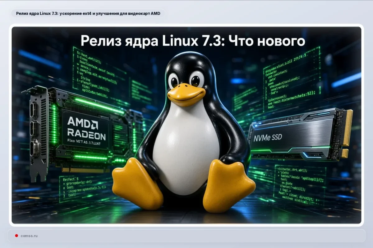 Pranešta apie Linux kernel 7.3 leidimą ir jo naujoves