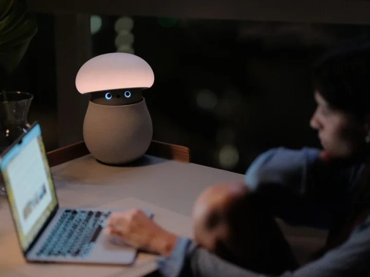 OKA sukūrė grybą primenantį robotą-šviestuvą Mori
