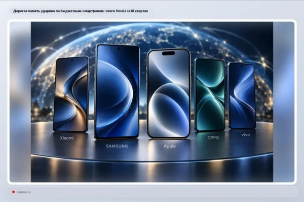 Omdia duomenimis, pasaulinės išmaniųjų telefonų tiekimo apimtys trečiąjį ketvirtį smuko 20 proc.