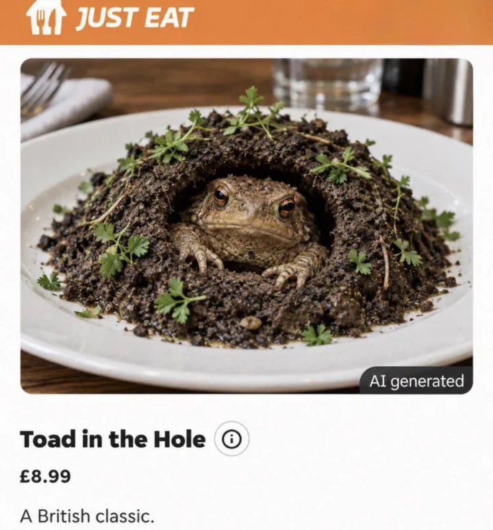 Just Eat sustabdė AI sugeneruotų patiekalų nuotraukų diegimą po netikslių vaizdų