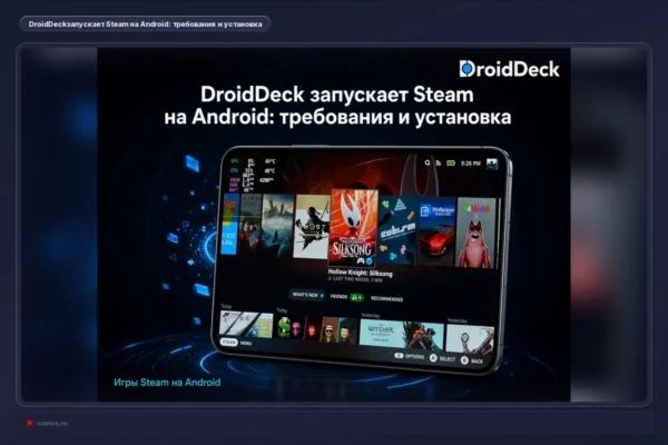 DroidDeck leidžia paleisti Steam Android įrenginiuose be root prieigos