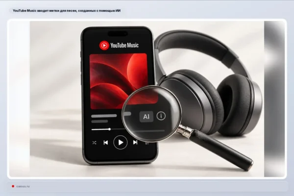 YouTube Music pradėjo žymėti dainas, daugiausia sukurtas naudojant generatyvinį AI