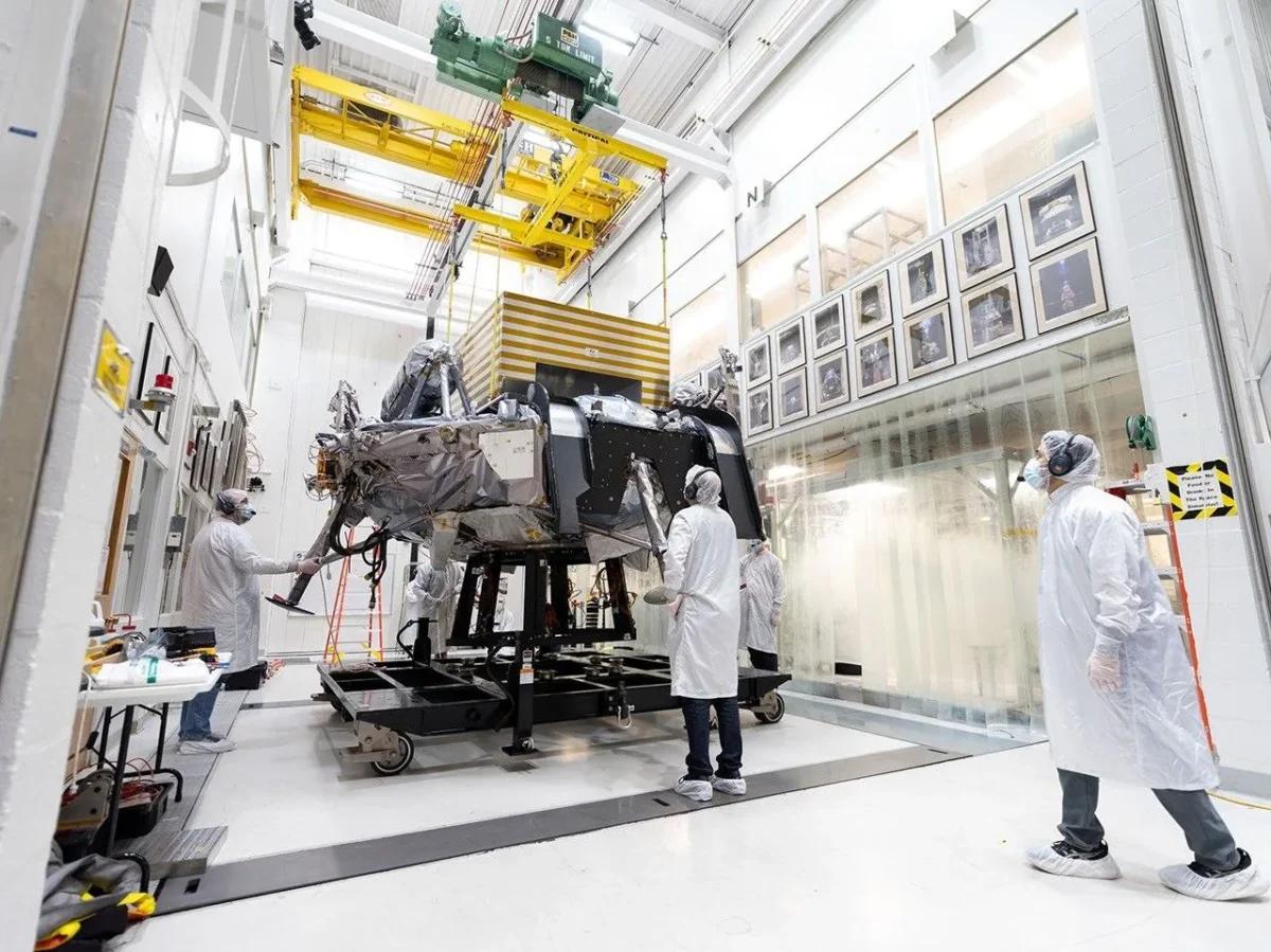 Mėnulio modulis Griffin-1 baigė beveik trijų mėnesių bandymus NASA JPL laboratorijoje