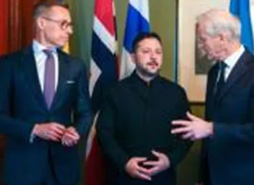 Osle Volodymyras Zelenskis susitiko su JAV pasiuntiniais, Marco Rubio atmetė kaltinimus dėl žvalgybos informacijos