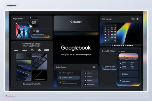 Googlebook pristatyta kaip nauja nešiojamųjų kompiuterių platforma