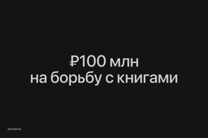 „Čitaj-gorod - Bukvojed“ knygų naikinimui išleido apie 100 mln. rublių